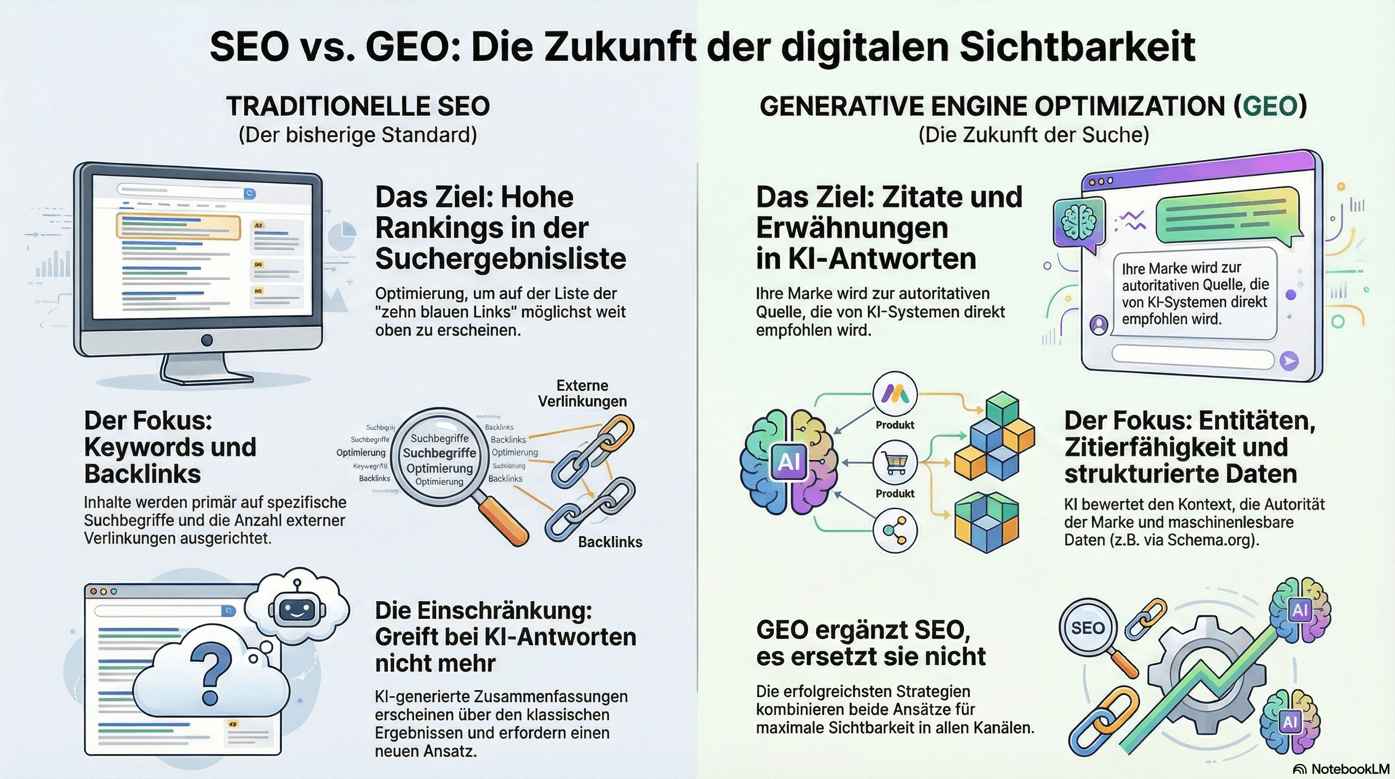 Generative AI GEO Infografik